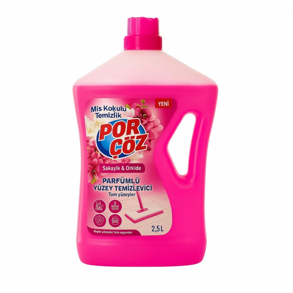 Porçöz Şakayık & Orkide Yüzey Temizleyici 2500 Ml - - Başdaş