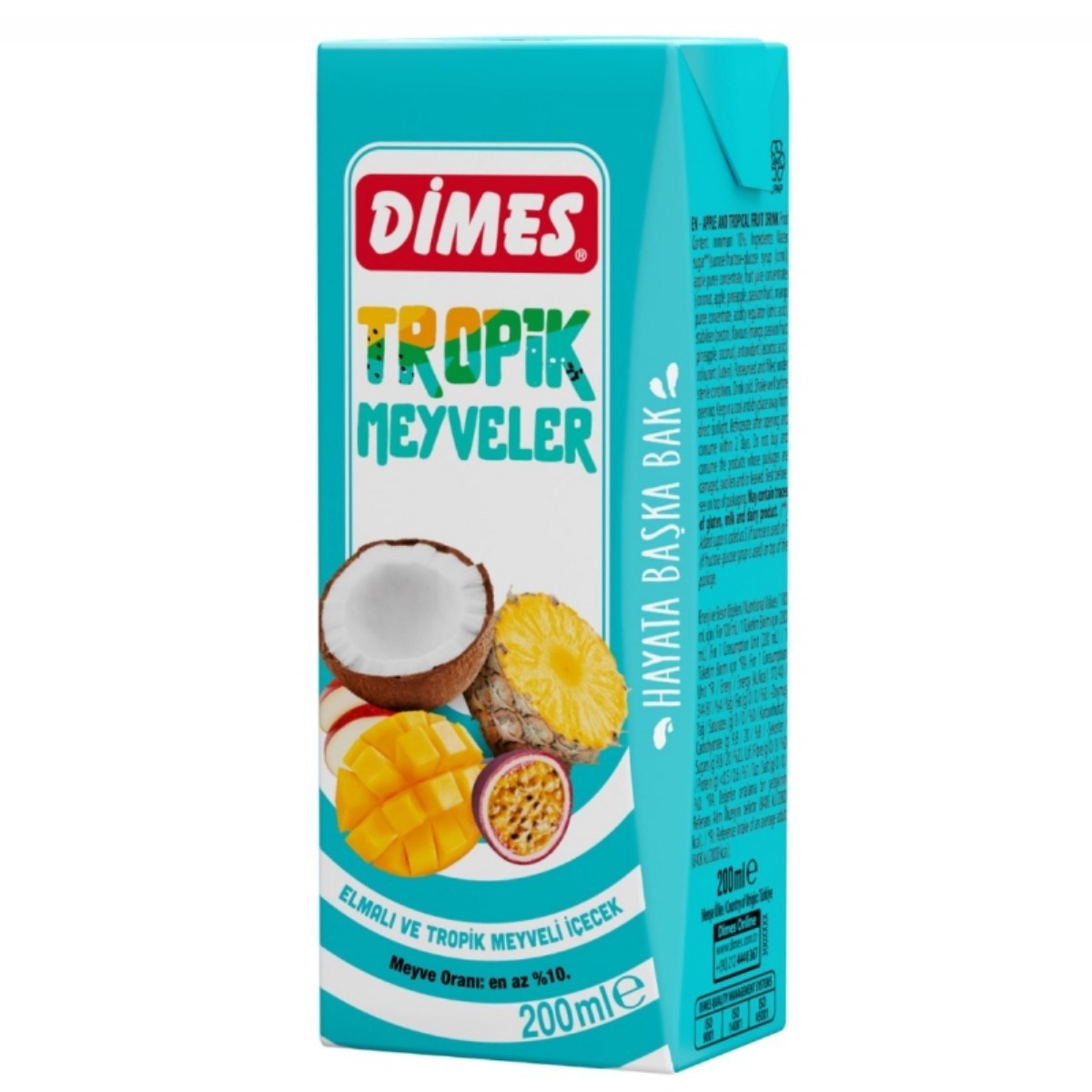 DİMES TROPİK MEYVELER AROMALI İÇECEK 200ML