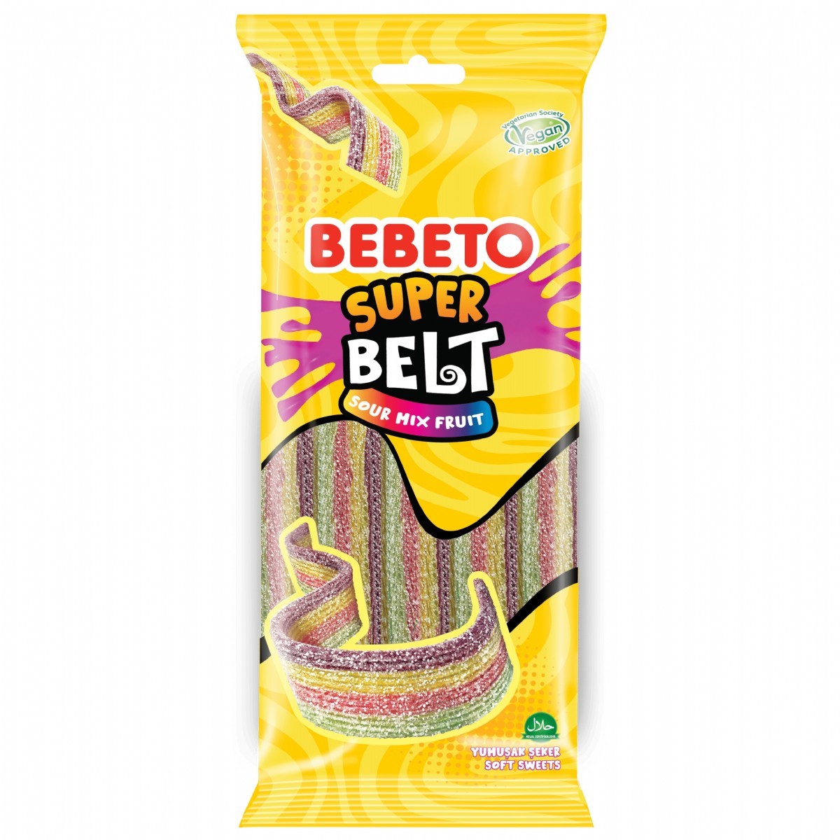 BEBETO SUPER BELT FIZZY MIX FRUIT 75GR
