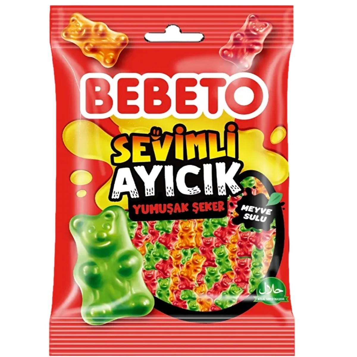 BEBETO SEVİMLİ AYICIK YUMUŞAK ŞEKER 80G