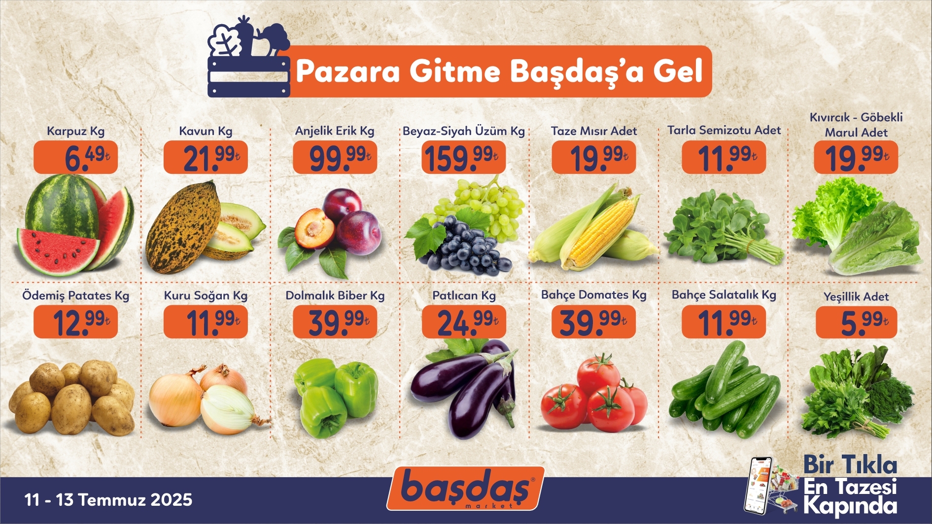 Pazara Gitme, Başdaş'a Gel!