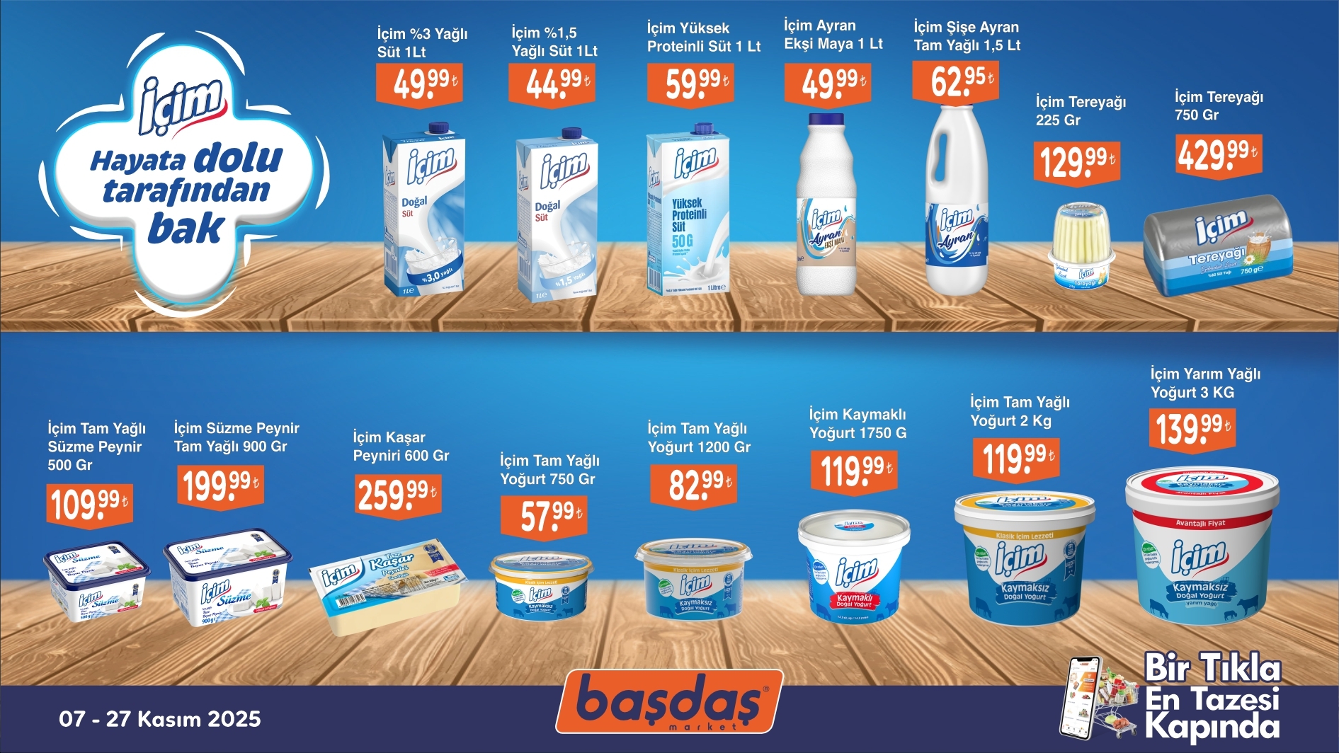 İçim Ürünlerinde Kaçırılmayacak Fiyatlar