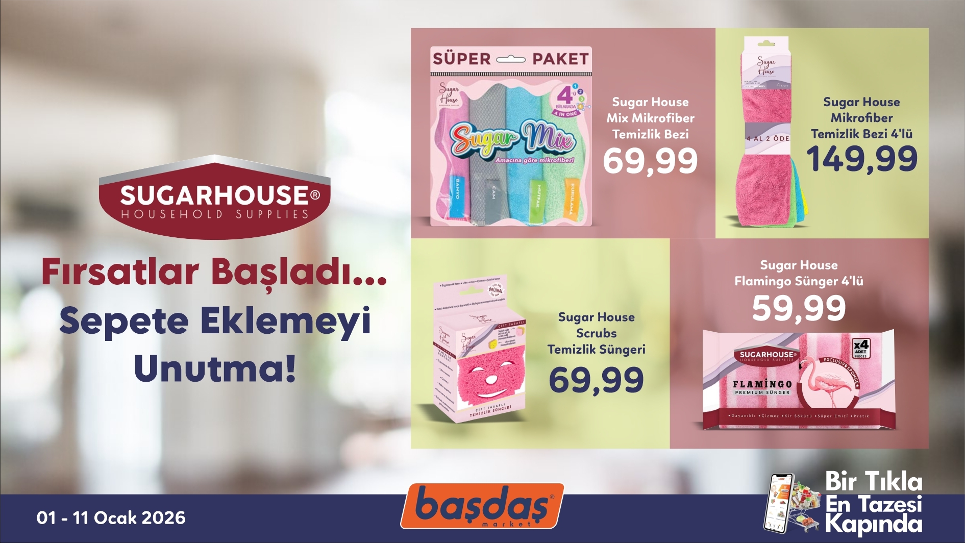 Sugar House Ürünlerinde Kaçırılmayacak Fiyatlar