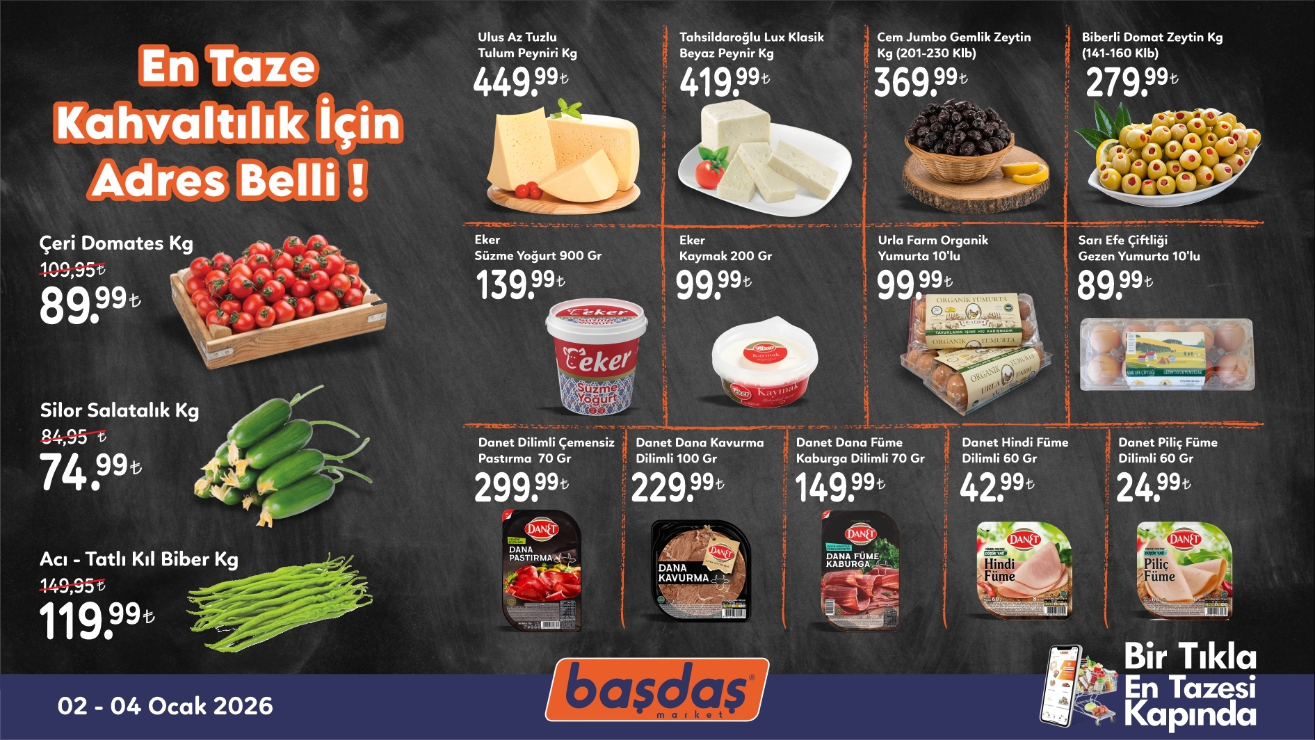 En Taze Kahvaltılık İçin Adres Belli!