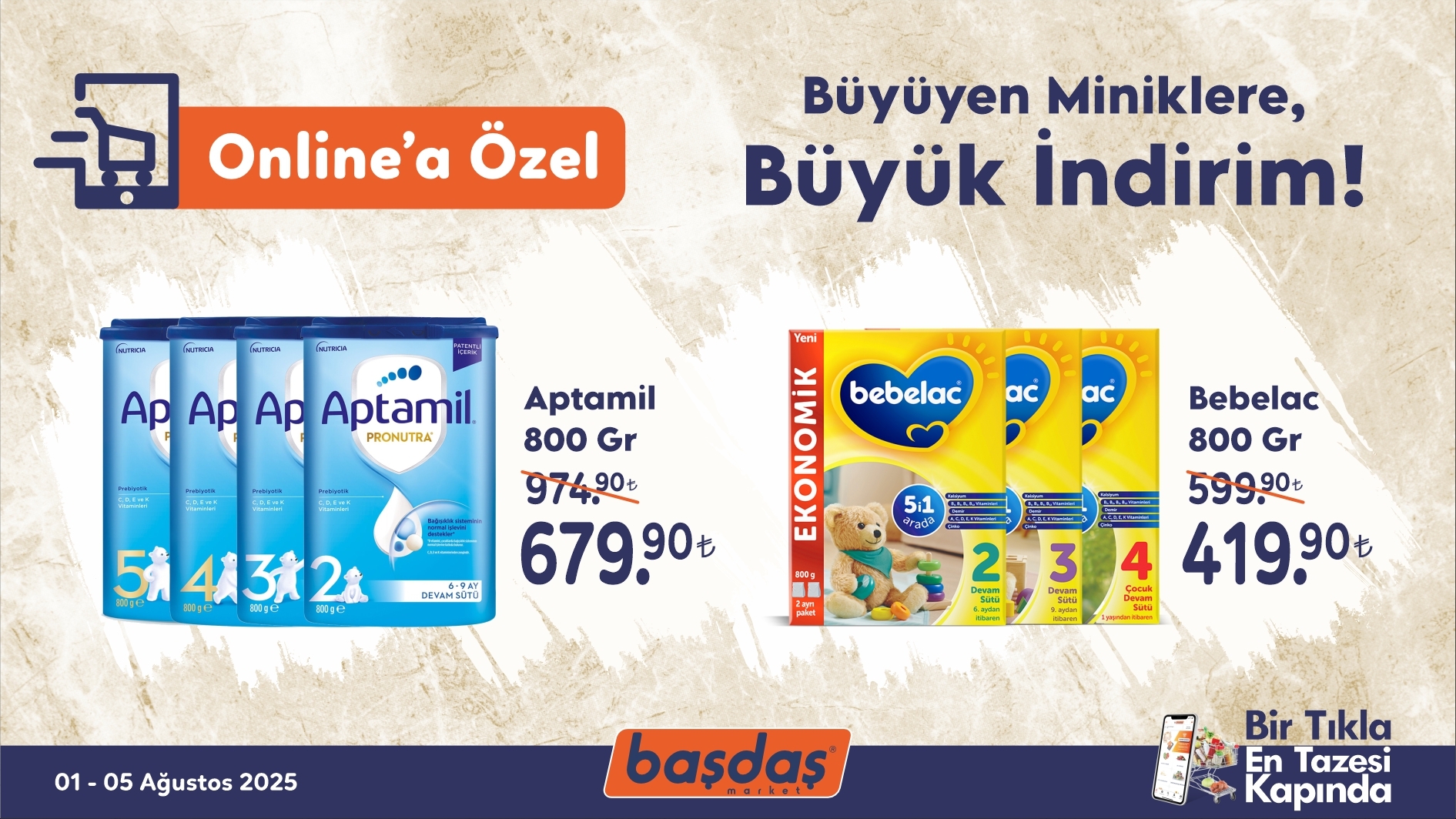 Büyüyen Miniklere Büyük İndirim...