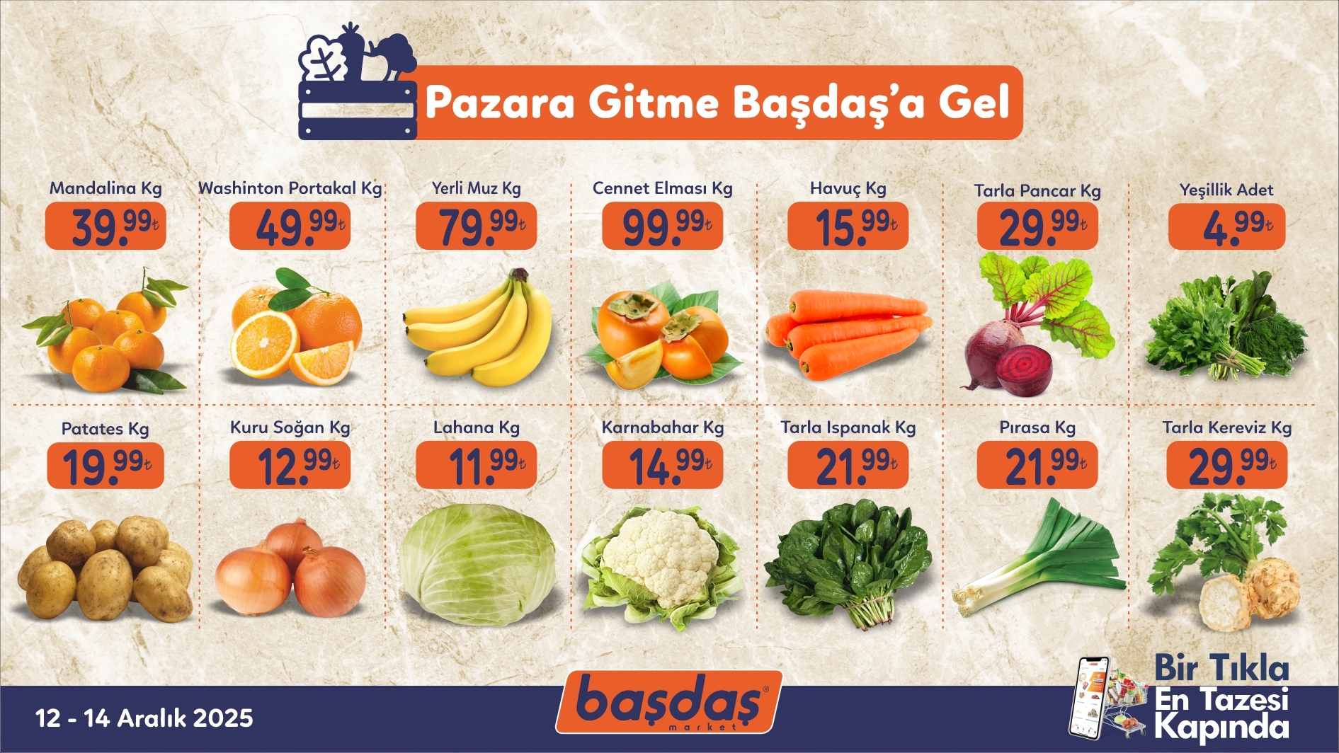 Pazara Gitme, Başdaş'a Gel!