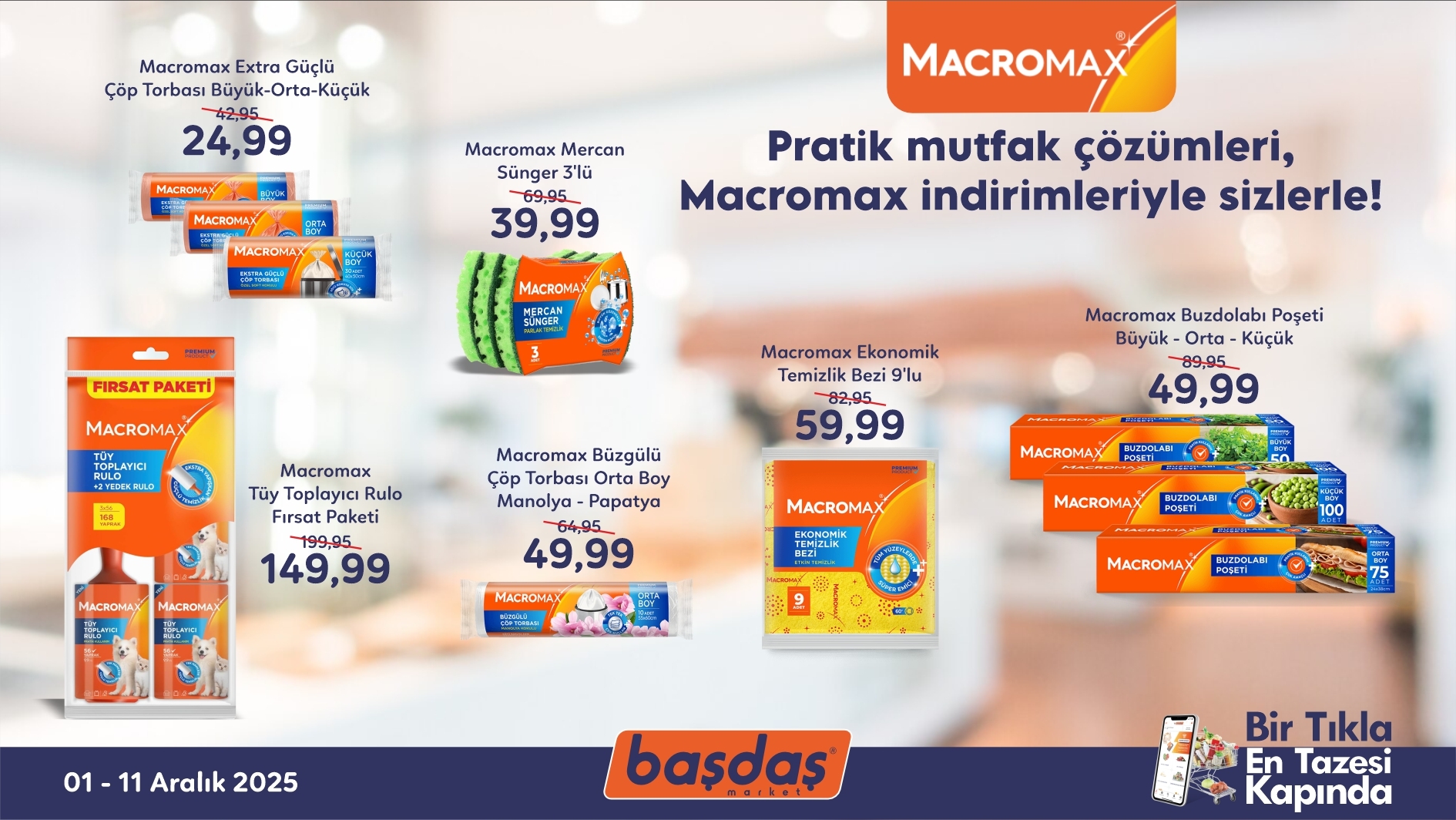 Macromax Ürünlerinde Kaçırılmayacak Fiyatlar