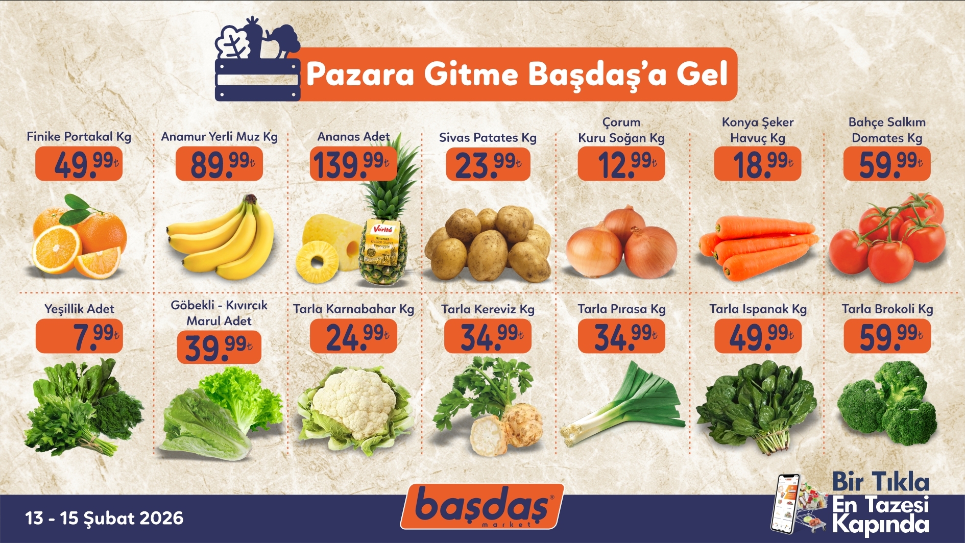 Pazara Gitme, Başdaş'a Gel!