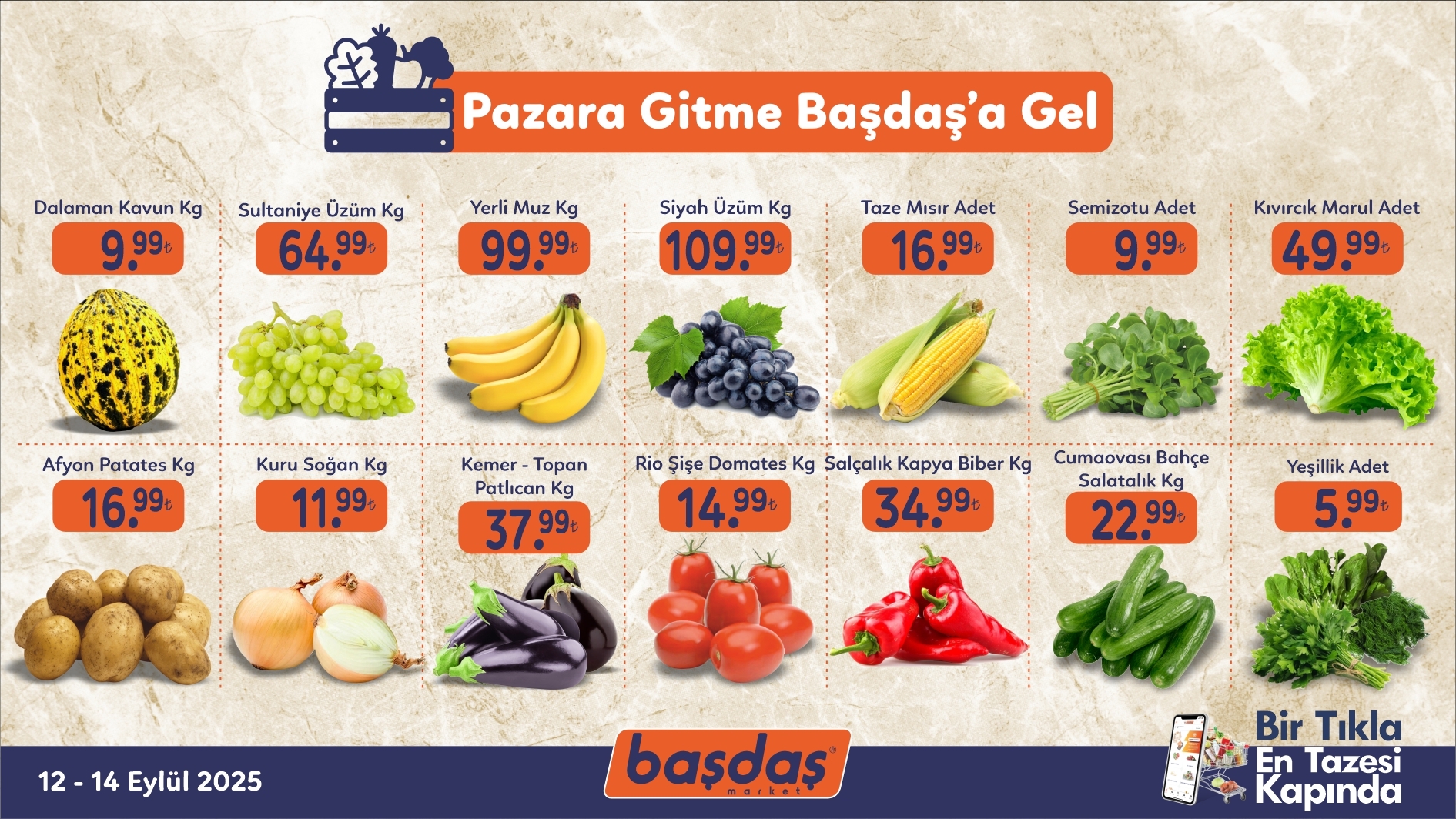 Pazara Gitme, Başdaş'a Gel!