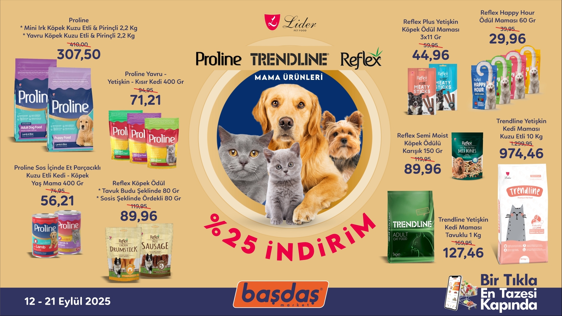 Lider Pet Ürünlerinde %25 İndirim
