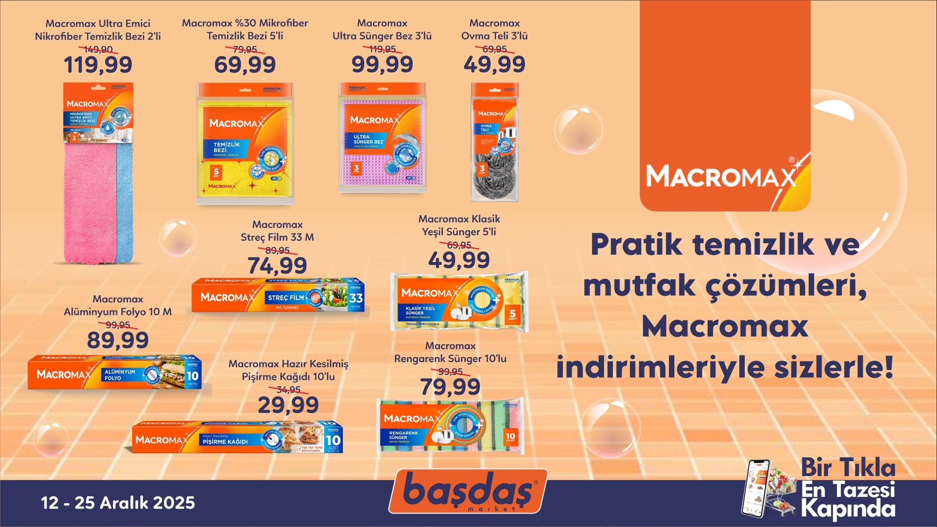 Macromax Ürünlerinde Kaçırılmayacak Fiyatlar