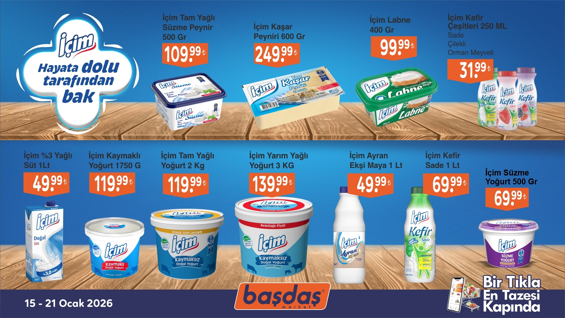 İçim Ürünlerinde Kaçırılmayacak Fiyatlar