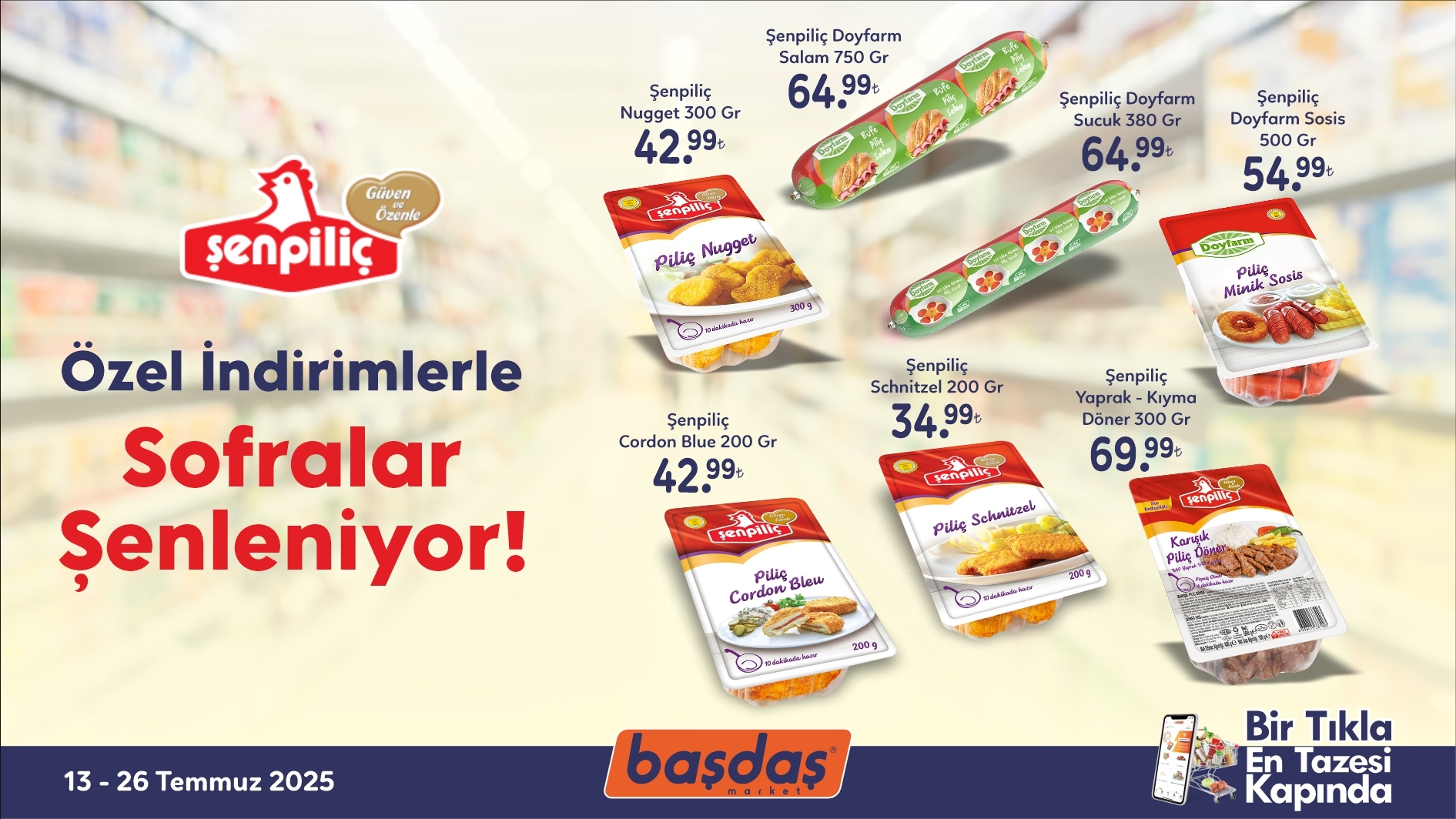 Åenpiliç Ürünlerinde İndirimli Fiyatlarla Sofranızı Åenlendirin!