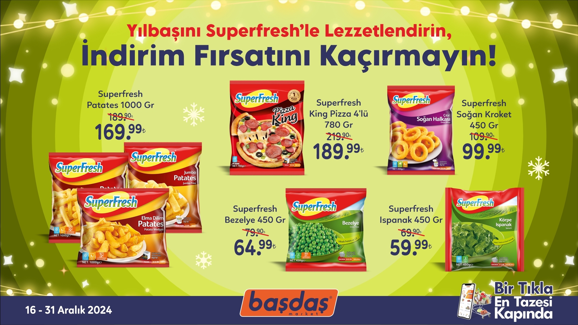 Superfresh Ürünlerinde Kaçırılmayacak Fiyatlar