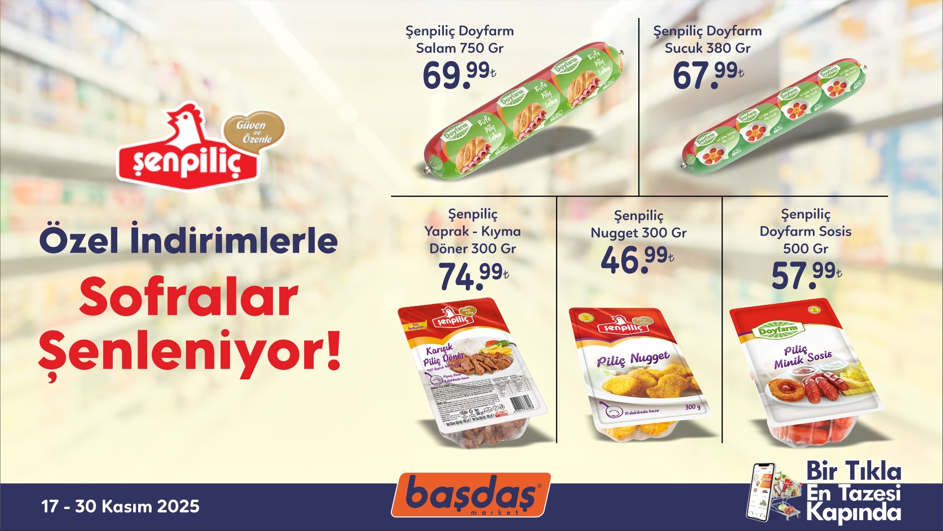 Åenpiliç Ürünlerinde İndirimli Fiyatlarla Sofranızı Åenlendirin!