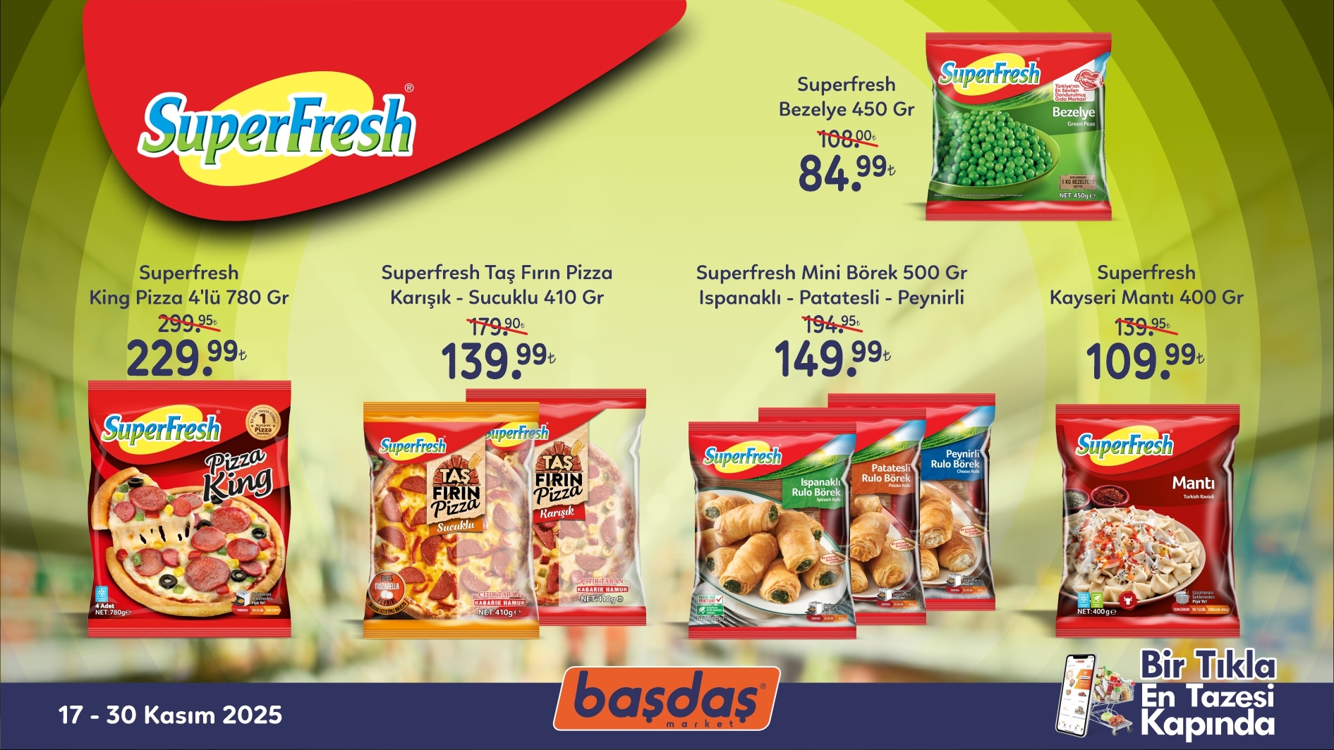 Superfresh Ürünlerinde Kaçırılmayacak Fiyatlar