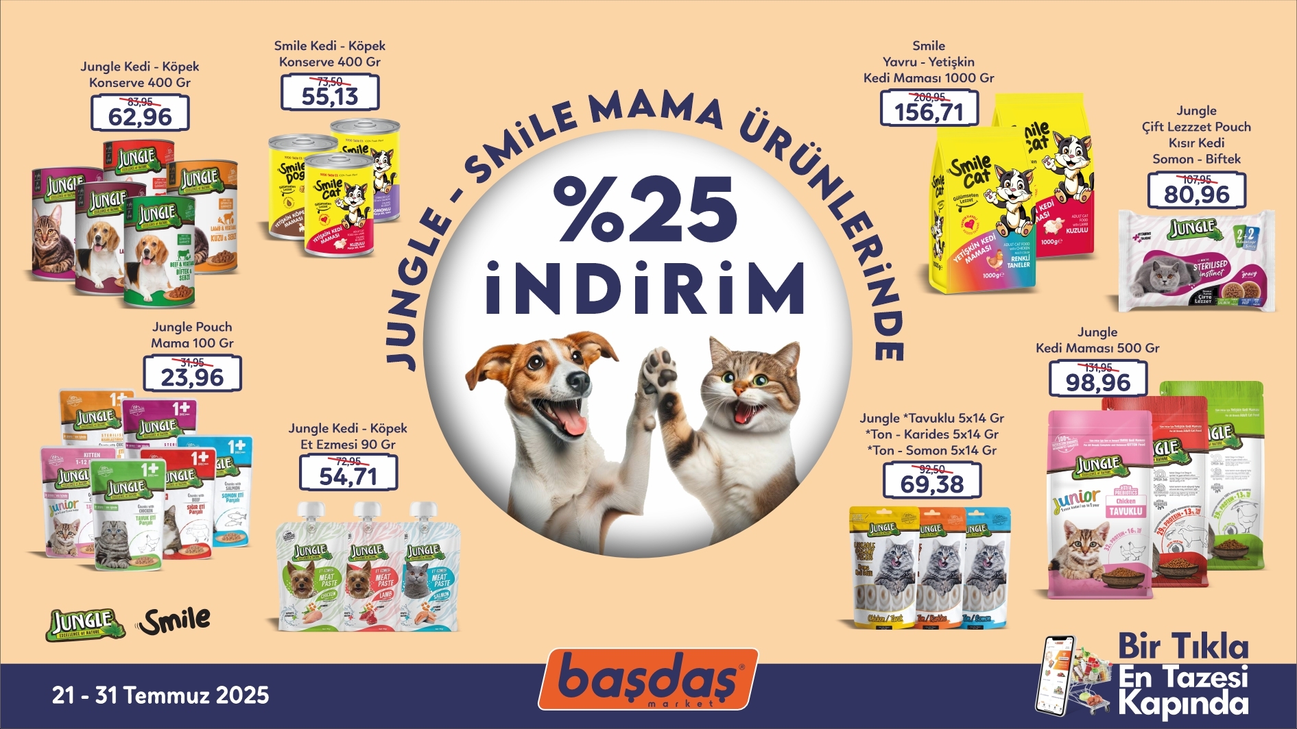 Jungle - Smile Ürünlerinde %25 İndirim!
