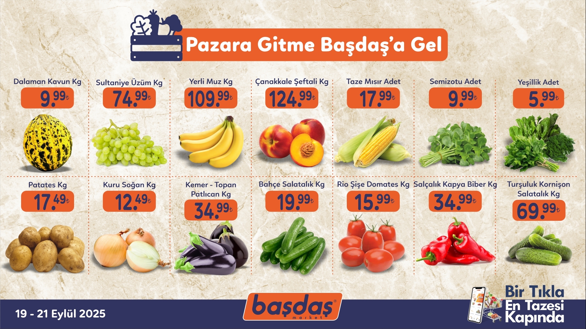 Pazara Gitme, Başdaş'a Gel!