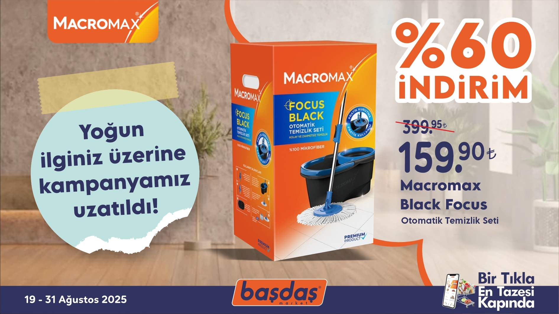 Macromax Black Focus Otomatik Temizlik Seti %60 İndirim