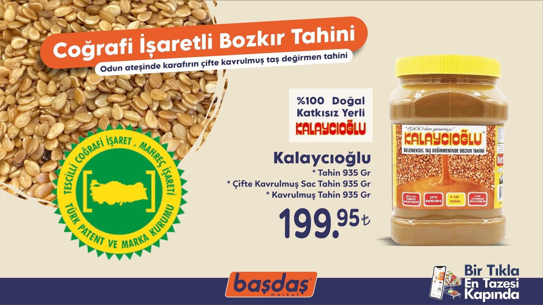 Coğrafi İşaretli Bozkır Tahini
