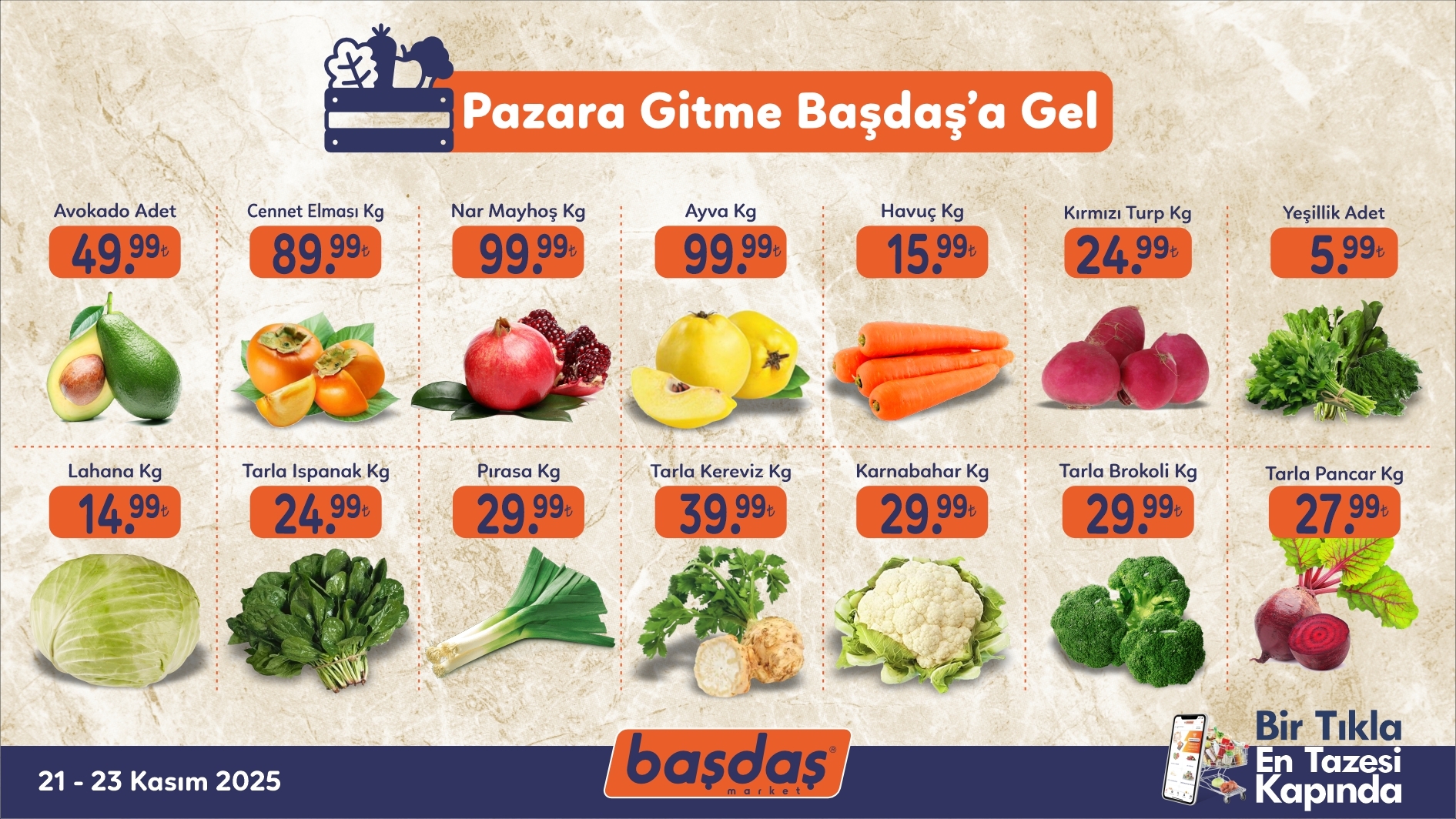 Pazara Gitme, Başdaş'a Gel!