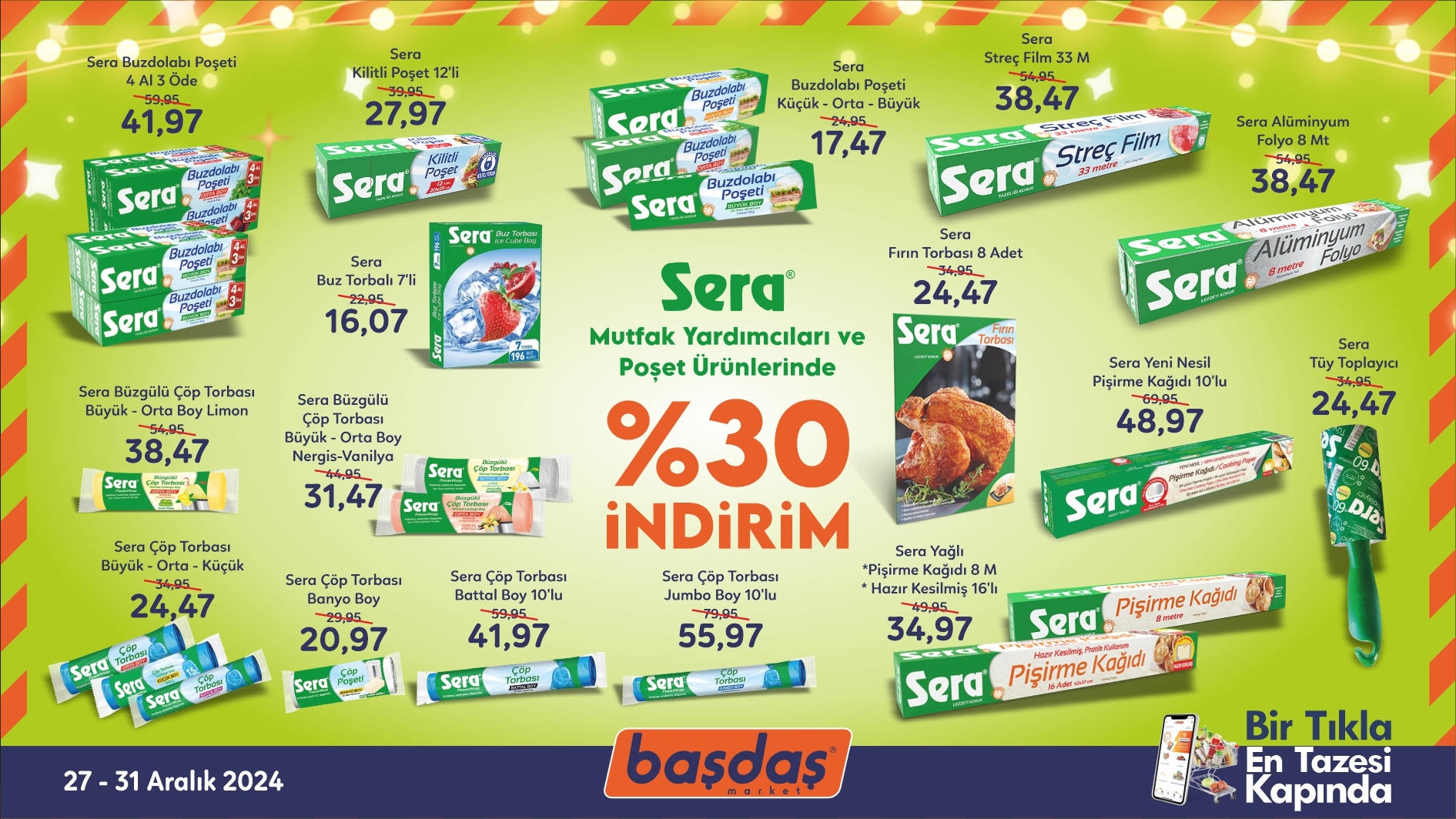 Sera Ürünlerinde %30 İndirim