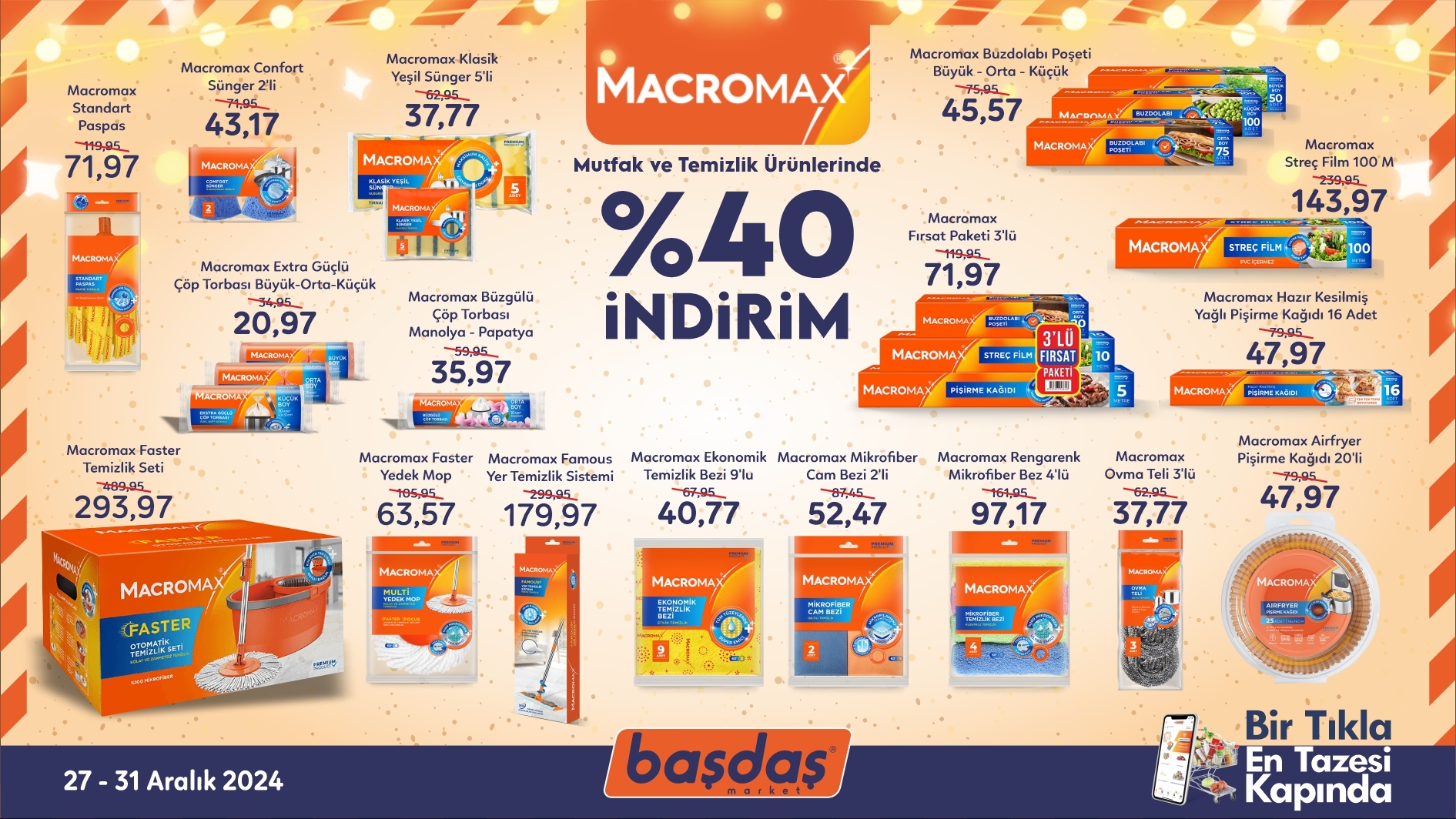 Macromax Ürünlerinde %40 İndirim