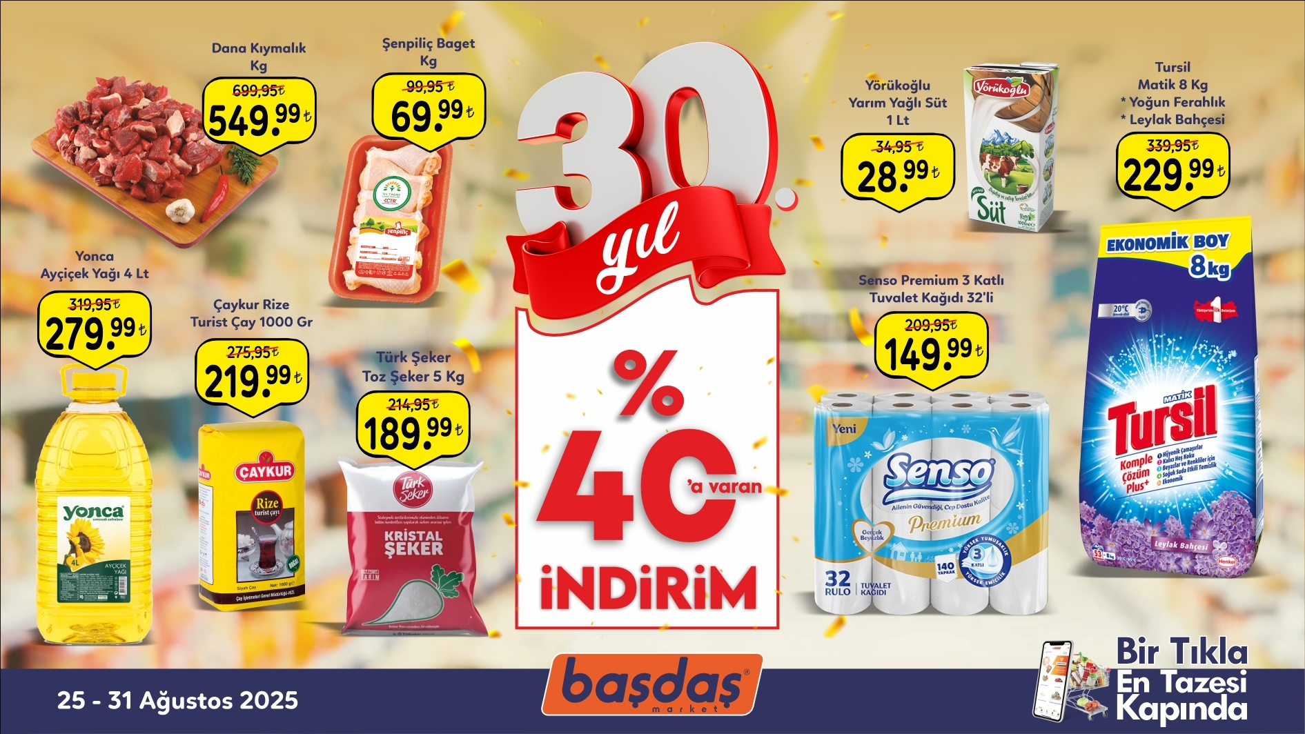 30. Yıla Özel %40'a Varan İndirim