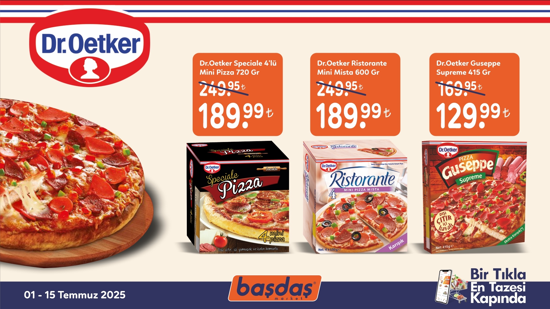 Dr.Oetker Ürünlerinde Kaçmaz Fiyatlar	
