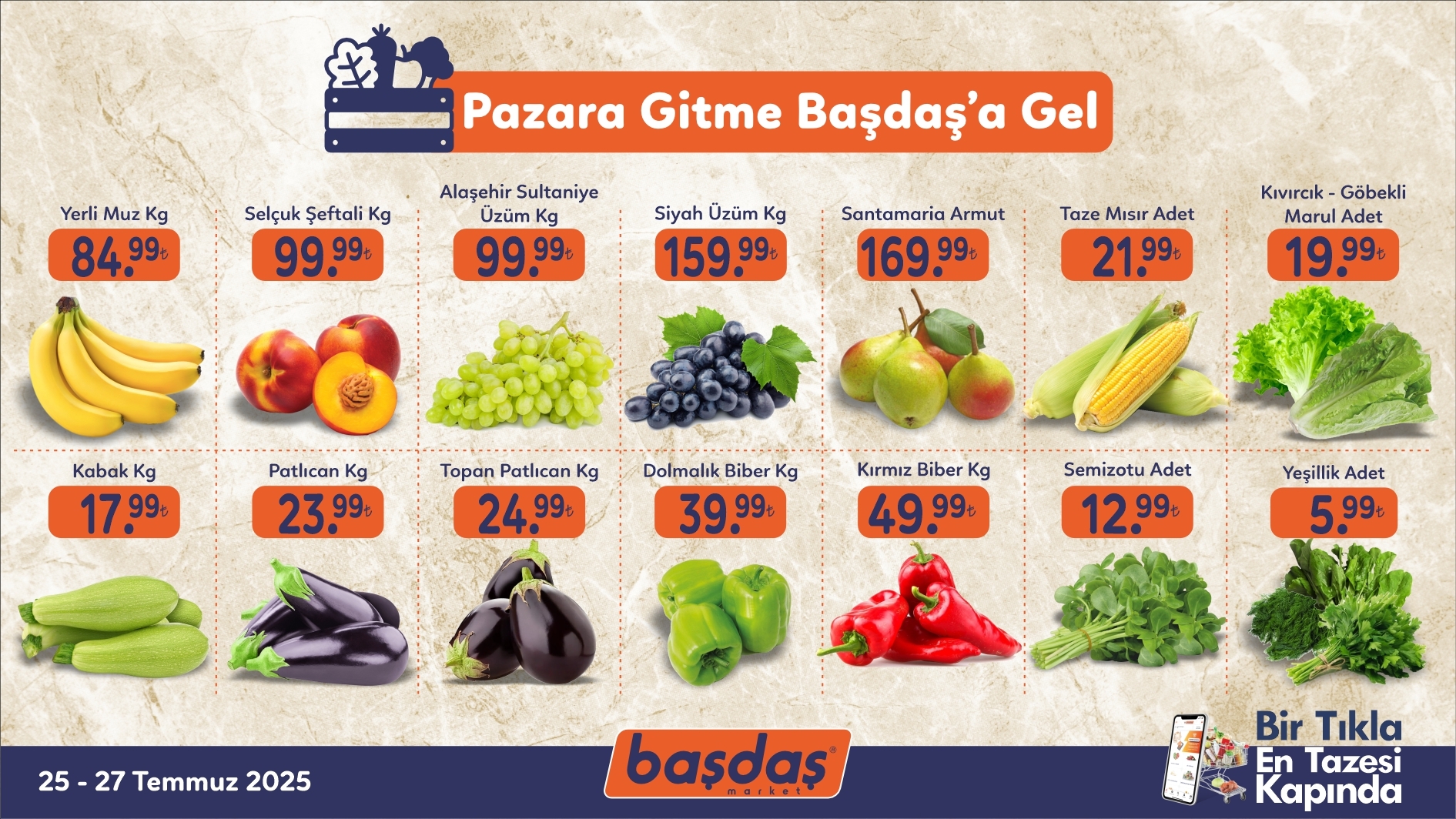 Pazara Gitme, Başdaş'a Gel!