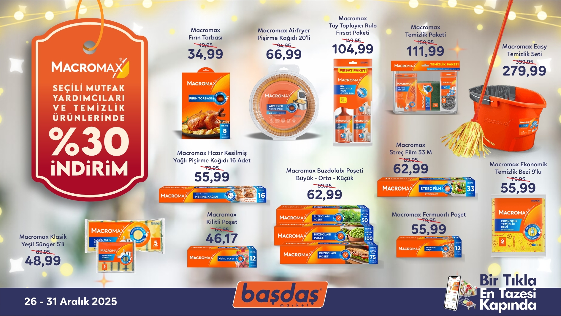 Macromax Ürünlerinde %30 İndirim