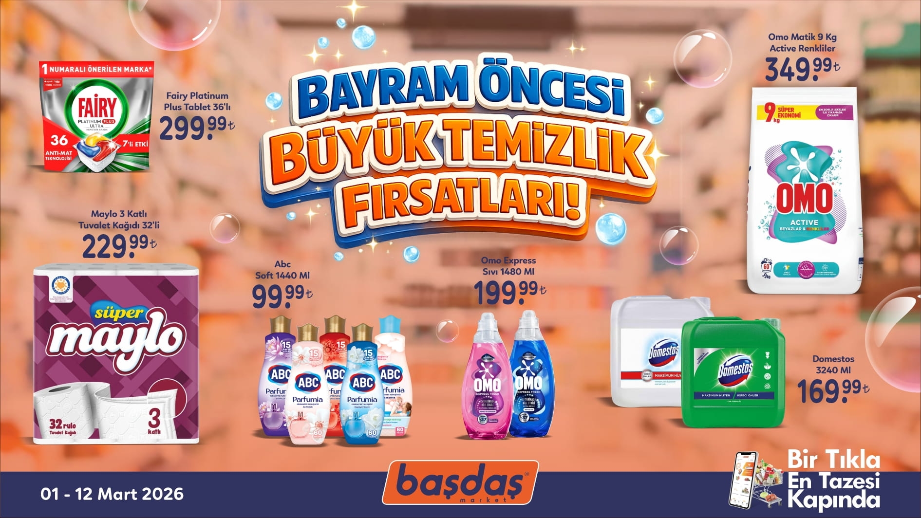 Bayram Öncesi Büyük Temzlik Fırsatları!