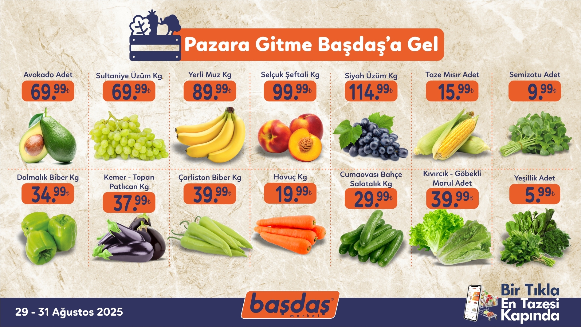Pazara Gitme, Başdaş'a Gel!