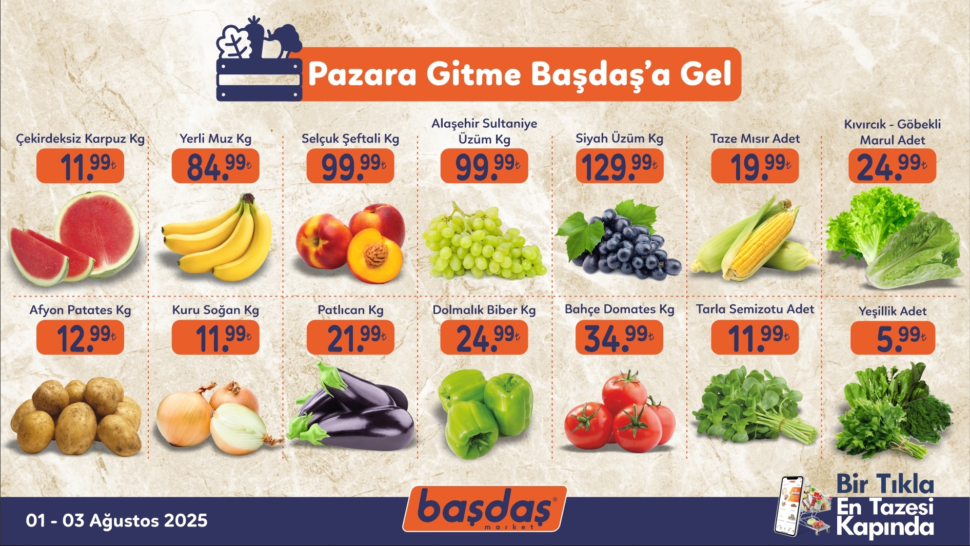Pazara Gitme, Başdaş'a Gel!