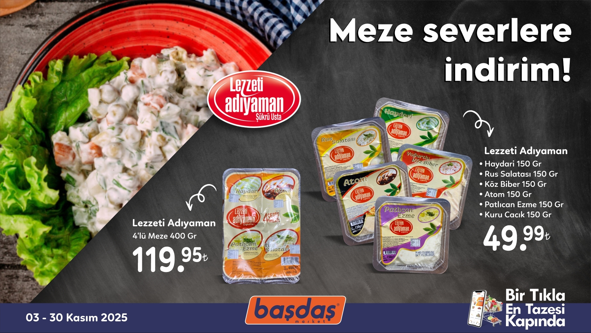 Meze Severlere İndirim