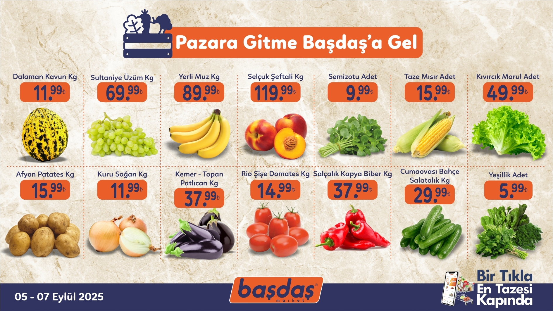 Pazara Gitme, Başdaş'a Gel!