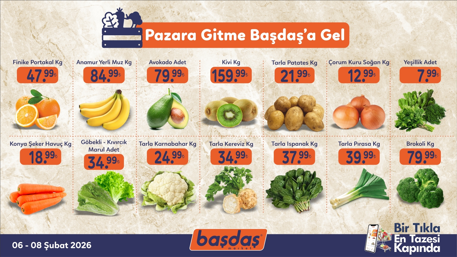 Pazara Gitme, Başdaş'a Gel!