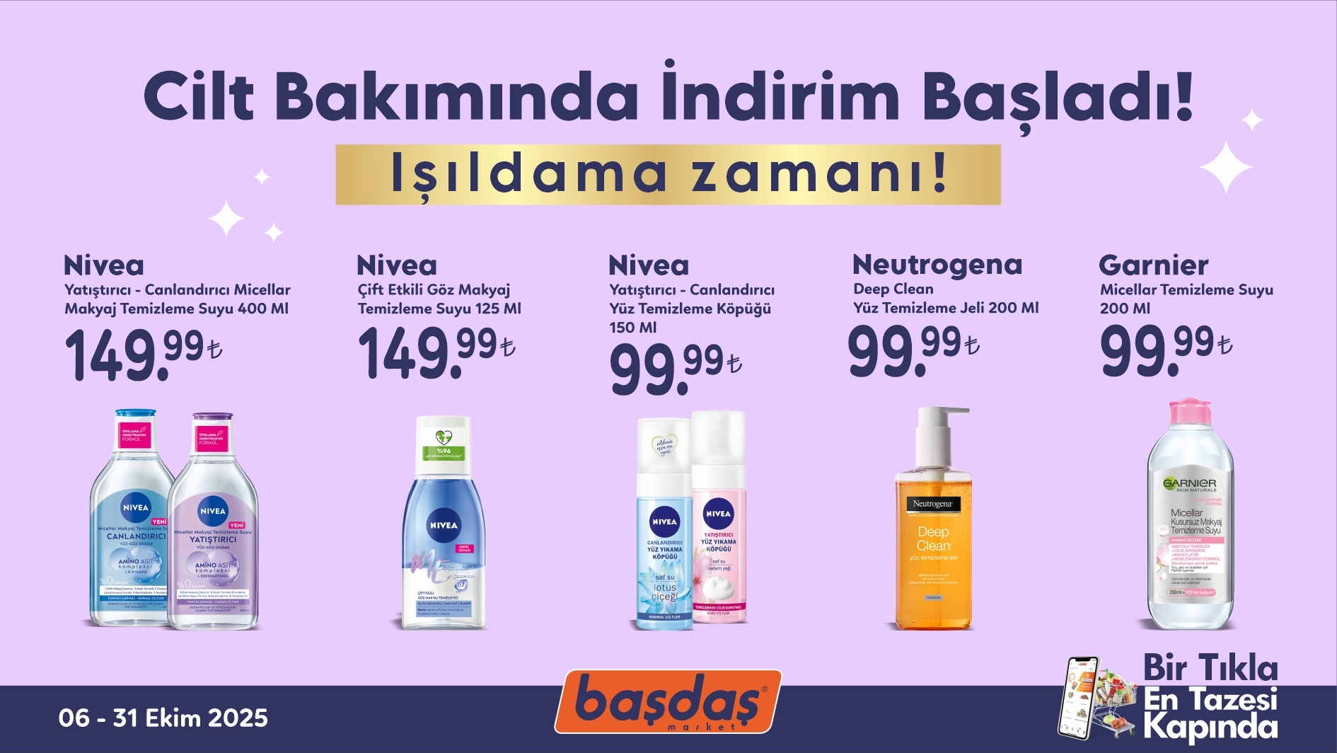 Cilt Bakımında İndirim Başladı! Işıldama Zamanı!