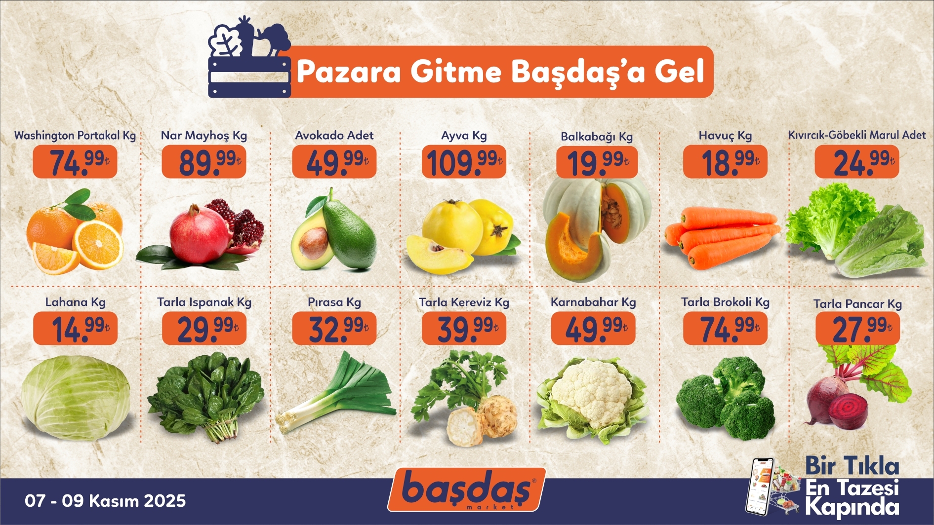 Pazara Gitme, Başdaş'a Gel!