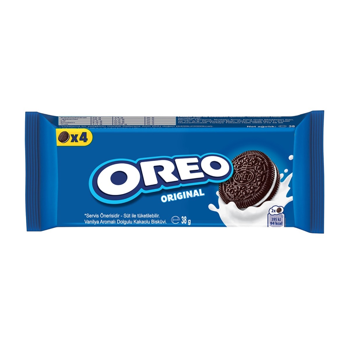 OREO ORİJİNAL SANDVİÇ BİSKÜVİ 38GR